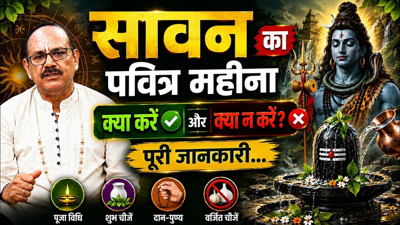 SAWAN 2026 : सावन का पवित्र महीना , क्या करें और क्या न करें? पूरी जानकारी...